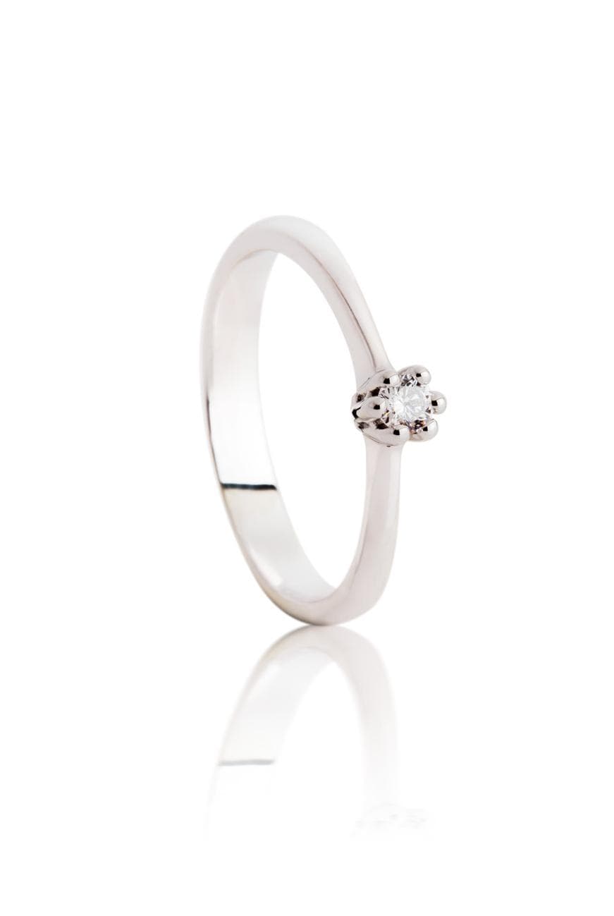 Verlobungsring  "Rom" 0,08 ct