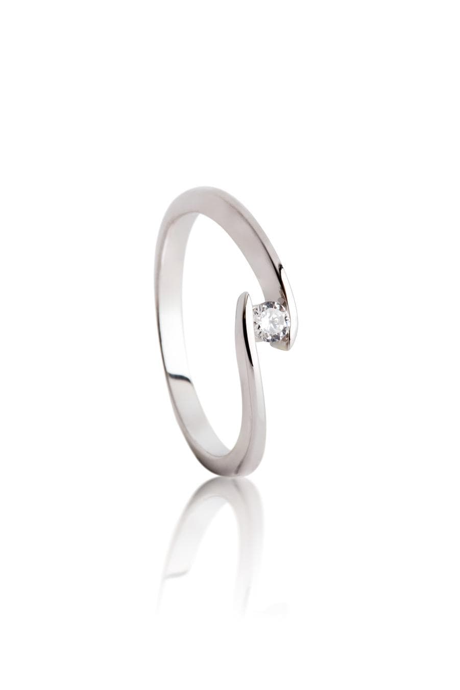 Verlobungsring  "Mailand" 0,08 ct