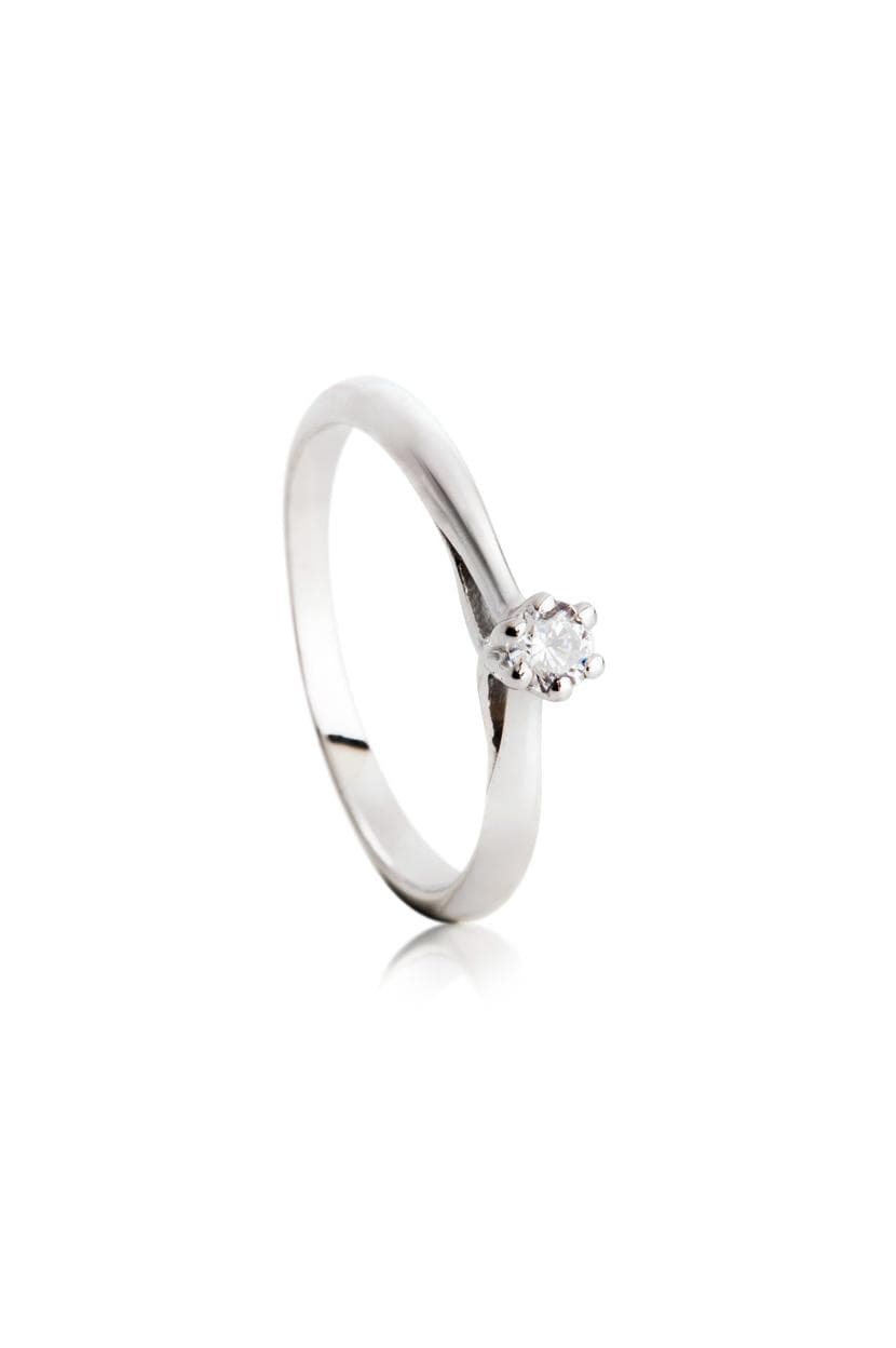 Verlobungsring  "Ancona" 0,08 ct