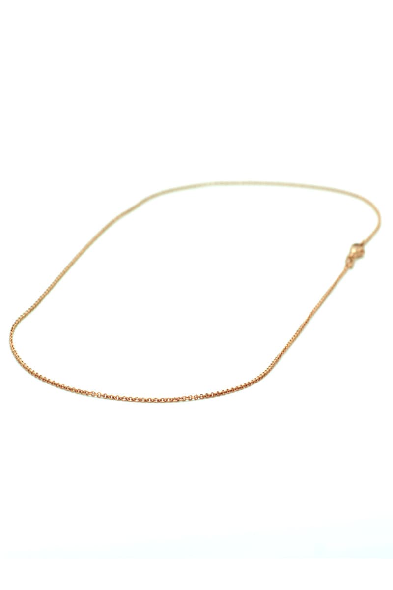 Ankerkette - Rotgoldkette– 585er Rotgold – 1,3mm 