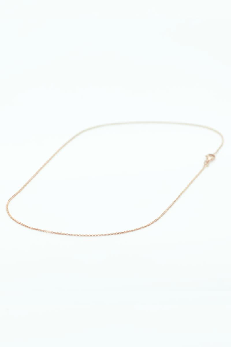 Ankerkette - Rotgoldkette– 585er Rotgold – 1,1mm 