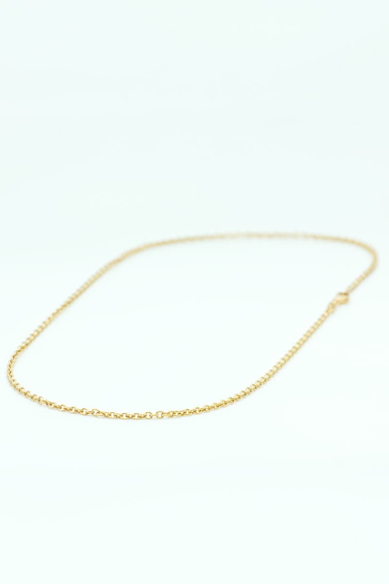Ankerkette - Roségoldkette– 585er Roségold – 2,4mm 