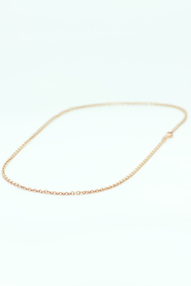 Ankerkette - Rotgoldkette– 585er Rotgold – 2,4mm 