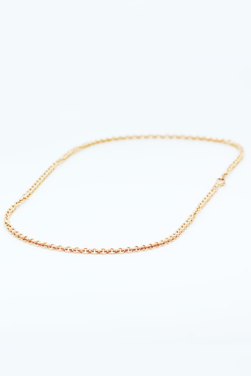 Ankerkette - Rotgoldkette– 585er Rotgold – 3,2 mm 