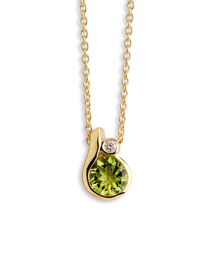 Peridot-Collier "Emilia"
