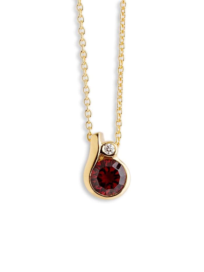 Rhodolith-Collier "Emilia"