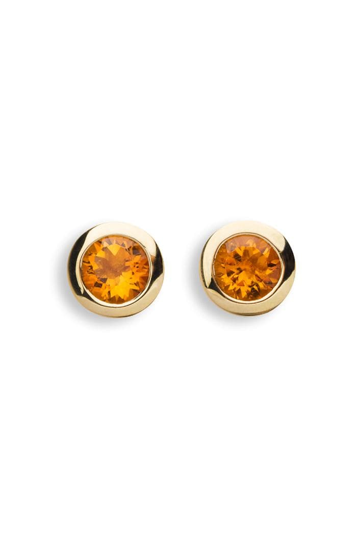 Citrin-Ohrstecker "Lea"