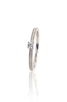 Verlobungsring  "Trient" 0,12 ct 0