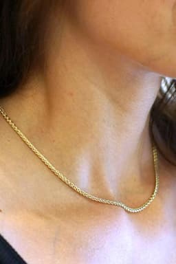 Zopfkette - Gelbgoldkette – 585er Gelbgold – 2,2mm  1