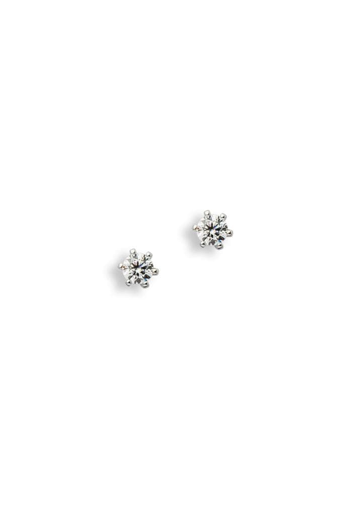 Brillantohrstecker 6er Krappe 0,20ct
