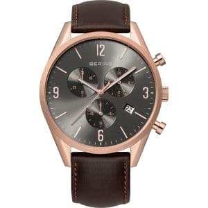 Bering Lederarmband Uhr