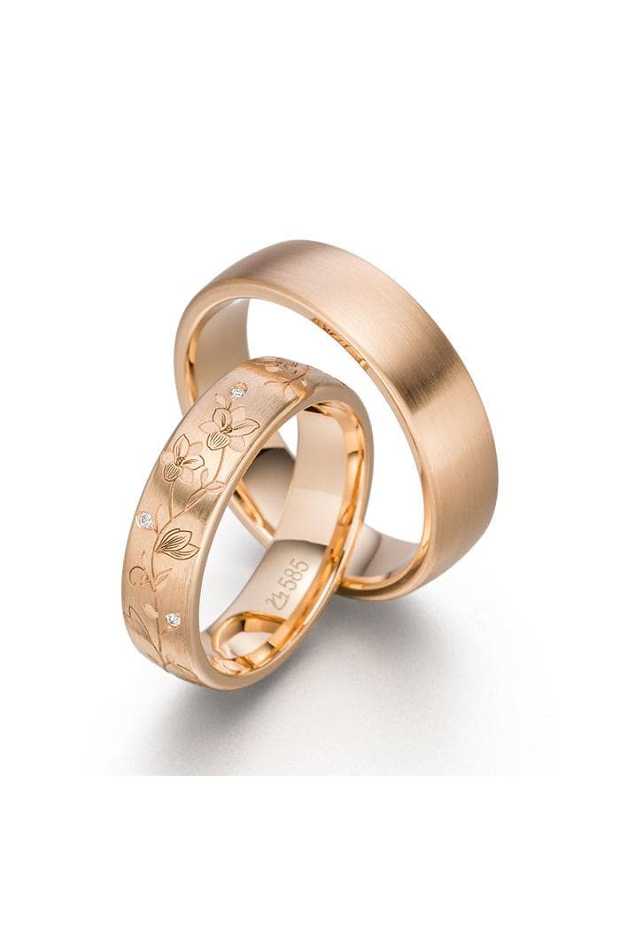 Roségoldtrauringe