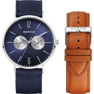 Bering Lederarmband Uhr