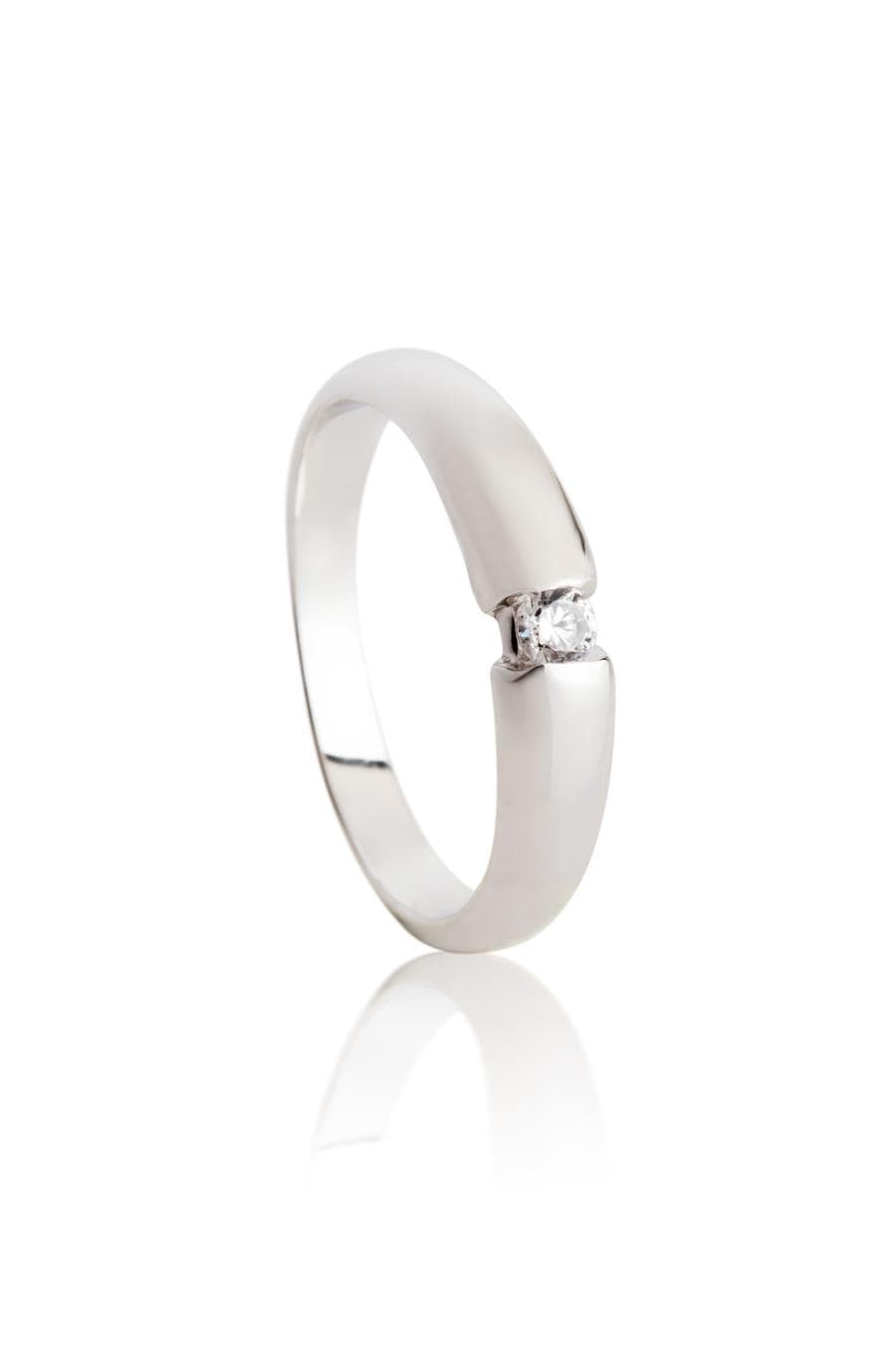 Verlobungsring  "Turin" 0,08 ct