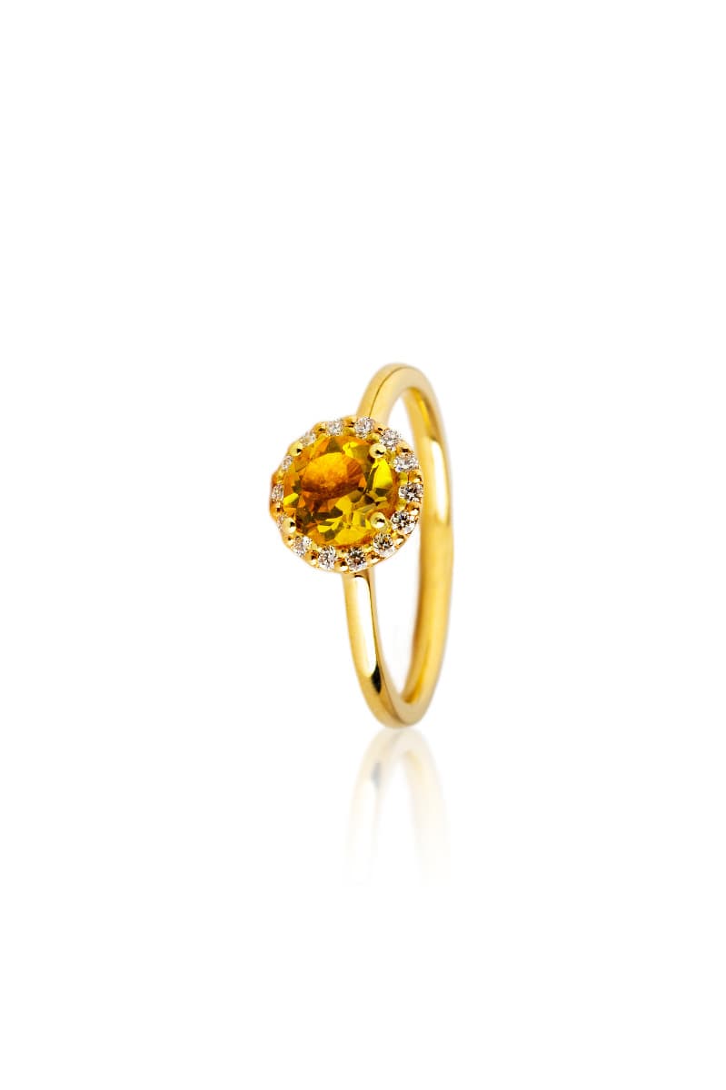 Citrinring "Mara"
