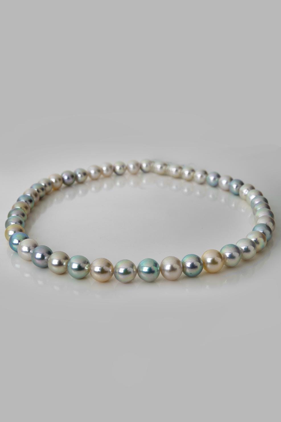 Akoya - Multicolor - Perlenkette